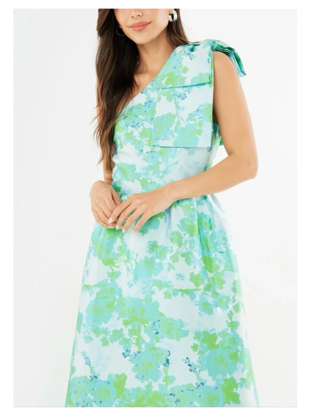 Abbey Glass Caroline Gown in Green - Large - Picture 3 of 7